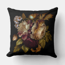 Tableau classique vieux monde look floral