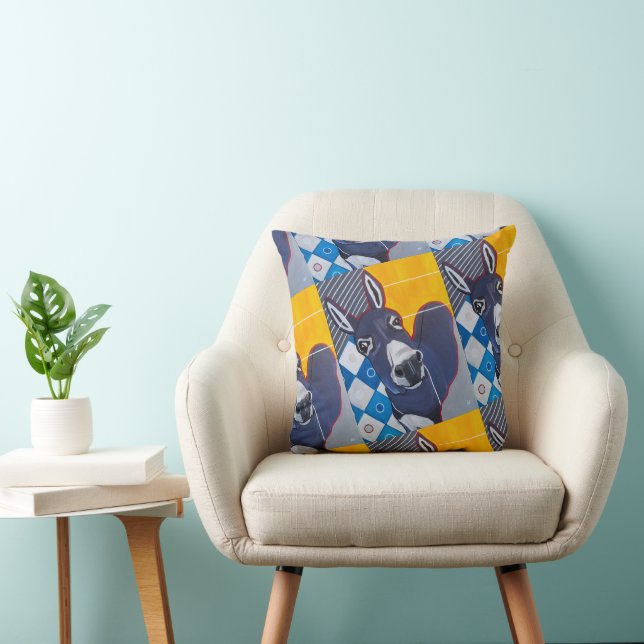 Coussin Tableau Donkey Punch par Alfred Fox (Chaise)