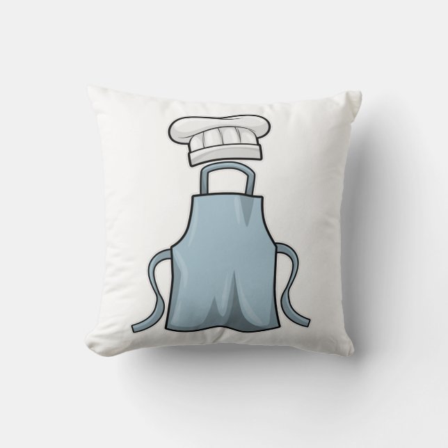 Coussin tablier de cuisine et casquette de Cuisine (Recto)