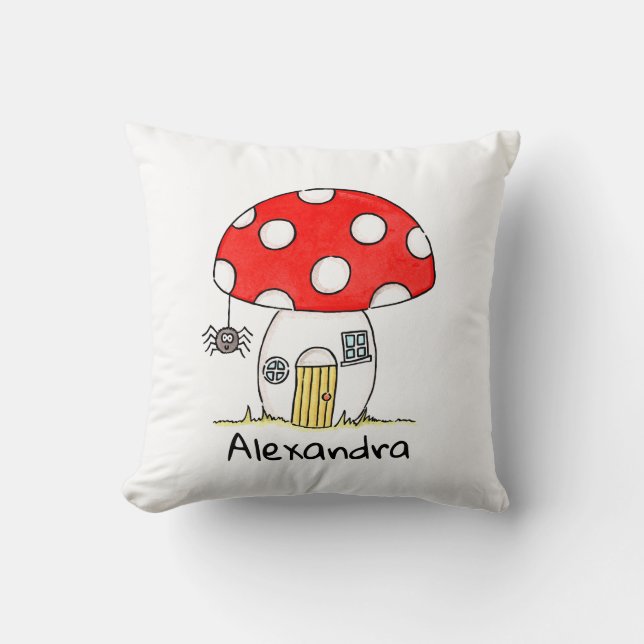 Coussin Tabouret pour enfants personnalisé et Motif Spider (Recto)