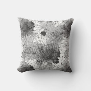 Coussin Taches de colorant monochromes