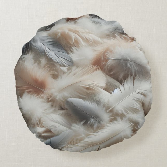 Coussin tactile en plume (Dos)