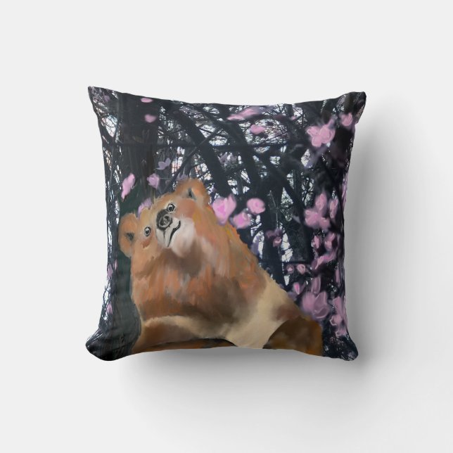 Coussin Tai Chi Bear Stretch (Recto)