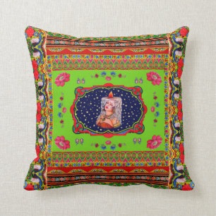 Coussin Taie d'oreiller inspirée par art de camion -