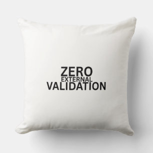 Coussin Taie d'oreiller minimaliste de validation externe 