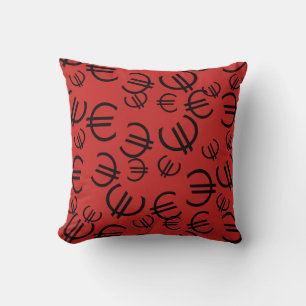 Coussin Taie d'oreiller motif Euro Money