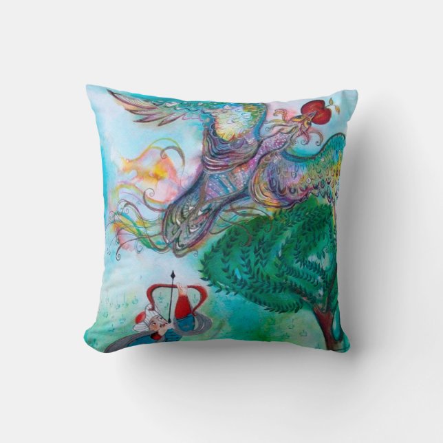 Coussin TAILLE DE FOIRE TURQUE / PHOENIX ET ARCHER, Vert (Recto)