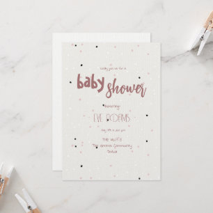Coussin Talk Collection Baby shower Invitation