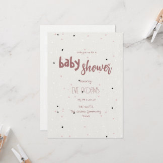 Coussin Talk Collection Baby shower Invitation