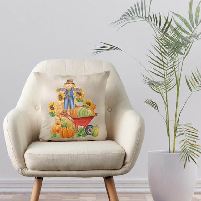 Coussin Tan Scarecrow vintage (Créateur téléchargé)