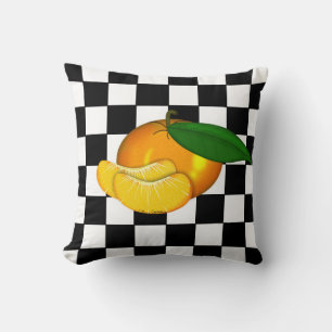 COUSSIN TANGERINE SUR LES CHECKERS