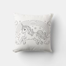 Tapis de coloriage de licorne | Décoration de cham