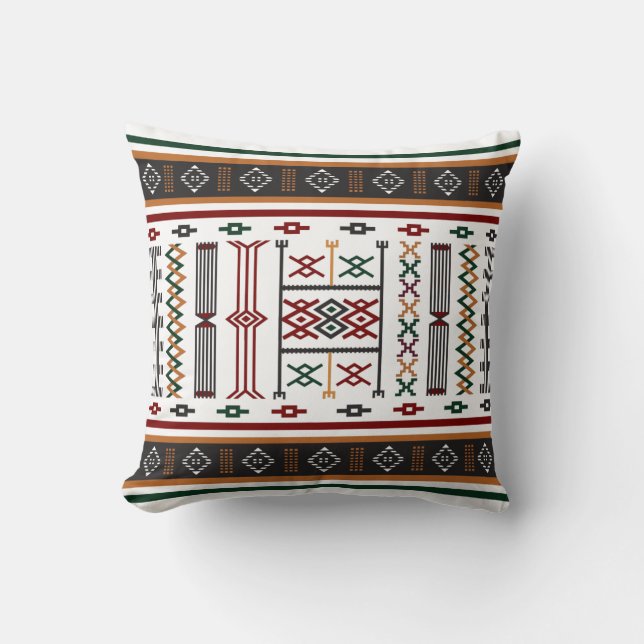 COUSSIN TAPIS MZAB AMAZIGH GHARDAIA ALGERIE (Recto)