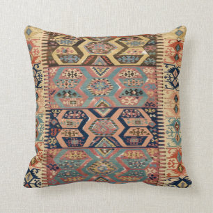 Coussin Tapis turc antique kilim