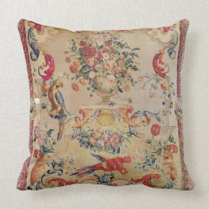 Coussin Tapisserie dans le style rococo tôt avec le