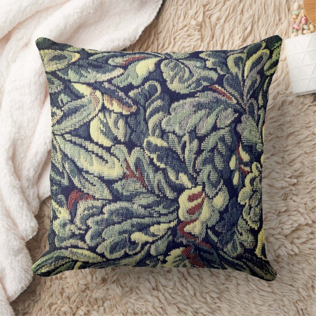 Coussin Tapisserie Feuilles Jeu d'oreiller (Couverture)
