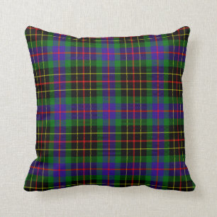 Coussin Tartan de la chasse à l'eau de ruisseau P
