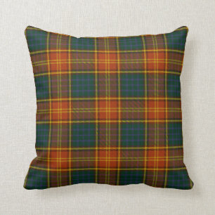 Coussin Tartan d'Irlandais de Roscommon du comté