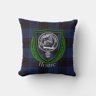 Coussin Tartan et blason de clan écossais à la maison