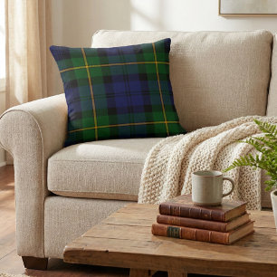 Coussin Tartan Gordon : Plaid Authentique du Clan Écossais