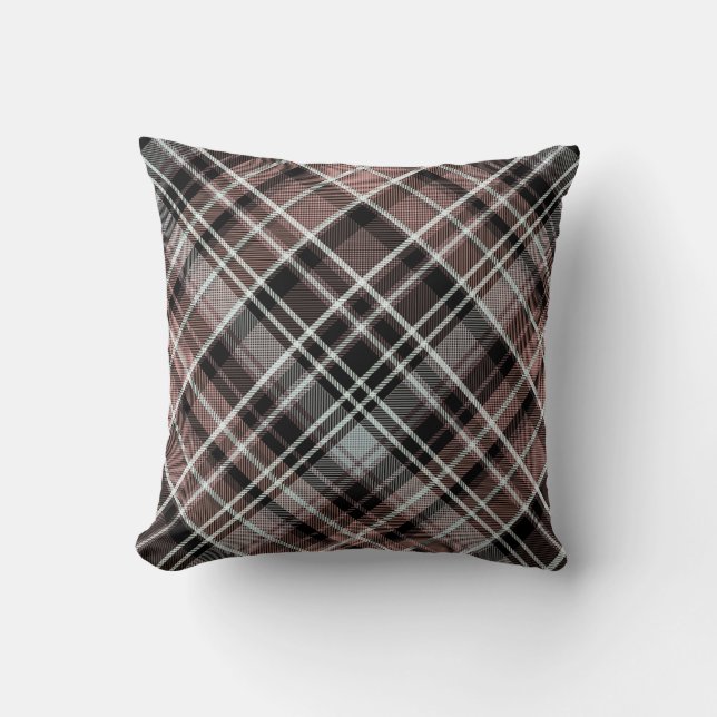 Coussin Tartan plat classique (Recto)