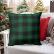 Tartan vert et noir de bison