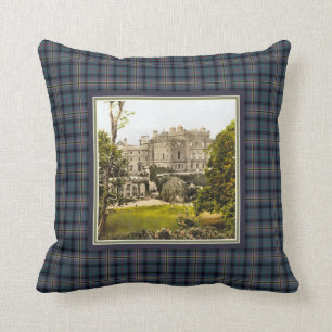 Coussin Tartan vintage de Kennedy de clan de château de