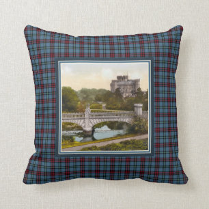 Coussin Tartan vintage de Montgomery de château d'Eglinto