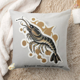 Coussin "Tatouages d'ancres au loin"