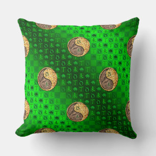 Coussin Taureau & Chèvre de Feu