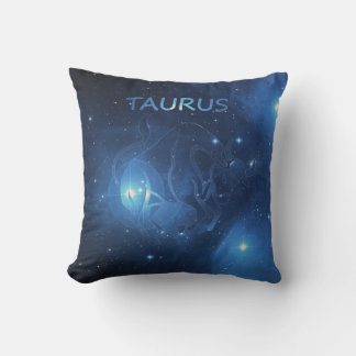 Coussin Taureau de signe de zodiaque