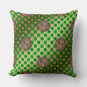 Coussin Taureau & Rat de Terre