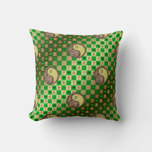 Coussin Taureau & Rat Métal