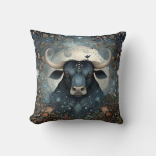 Coussin Taureau Taureau Zodiaque Astrologie Anniversaire M