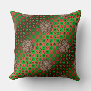 Coussin Taureau & Tigre de Terre
