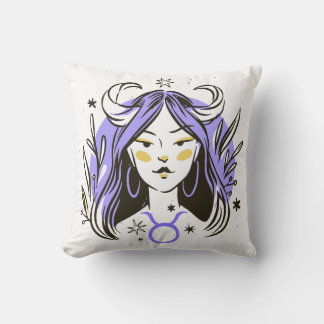 Coussin Taurus mystique Zodiaque