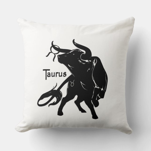 Coussin Taurus zodiaque (Recto)