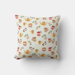 Coussin Tea Time Motif sans faille
