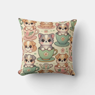 Coussin Tea-up de chiots