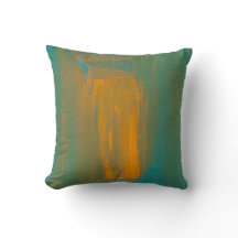 Teal au carreau orange