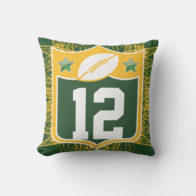 Coussin Team USA Sports Green Bay Wisconsin Football (Recto)