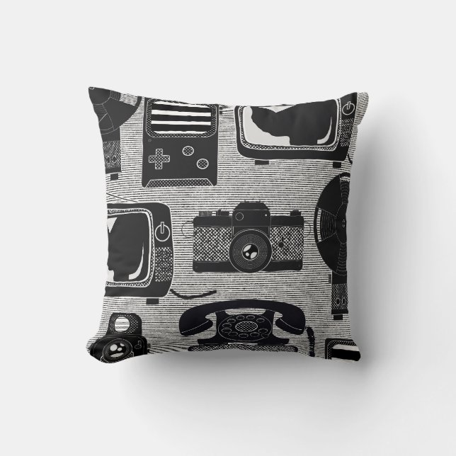 Coussin Technologie rétro (Recto)