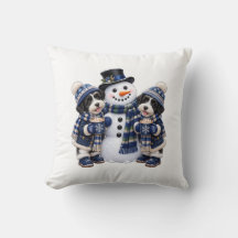 Teckels Bleus et Blancs Buvant du Chocolat Chaud a