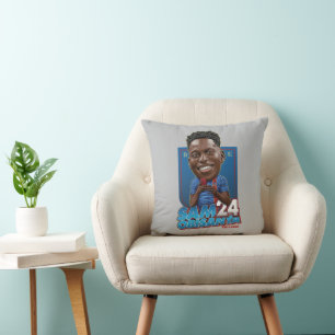 Coussin Ted Lasso Sam Obisanya Bobblehead