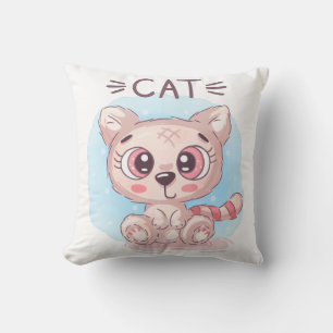 Coussin Teddy Cute Cat
