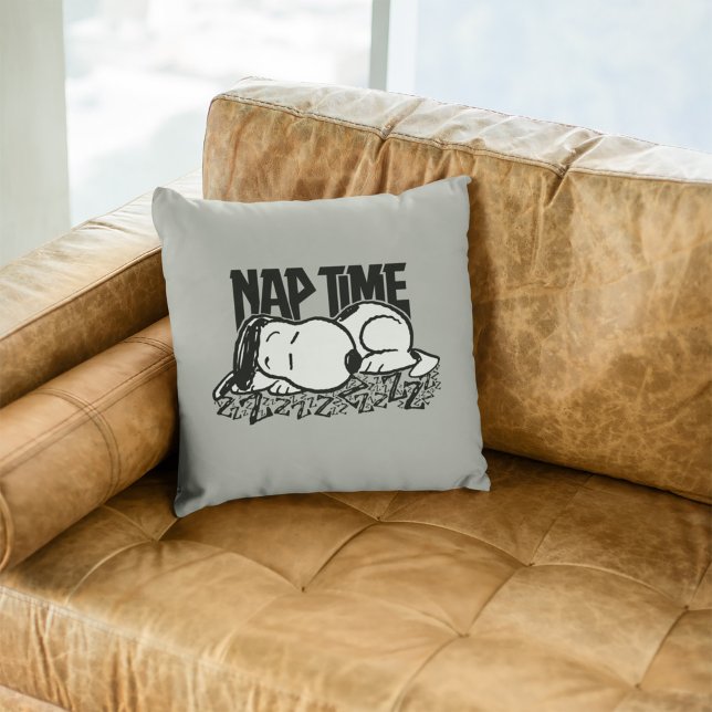 Coussin Tee - shirt | Snoopy Nap Time (Créateur téléchargé)