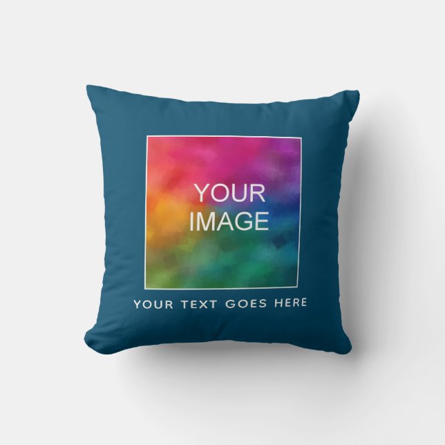 Coussin Télécharger Ajouter Votre Nom Texte Image Logo Ici (Recto)