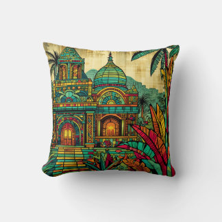 Coussin temple d'or