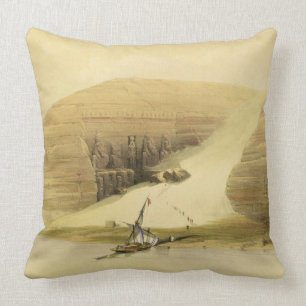 Coussin Temple excavé d'Abu Simbel, de "Egypte et du NU