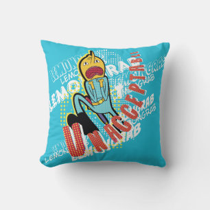 Coussin Temps d'aventure   Attaque au citron "INACCEPTABLE